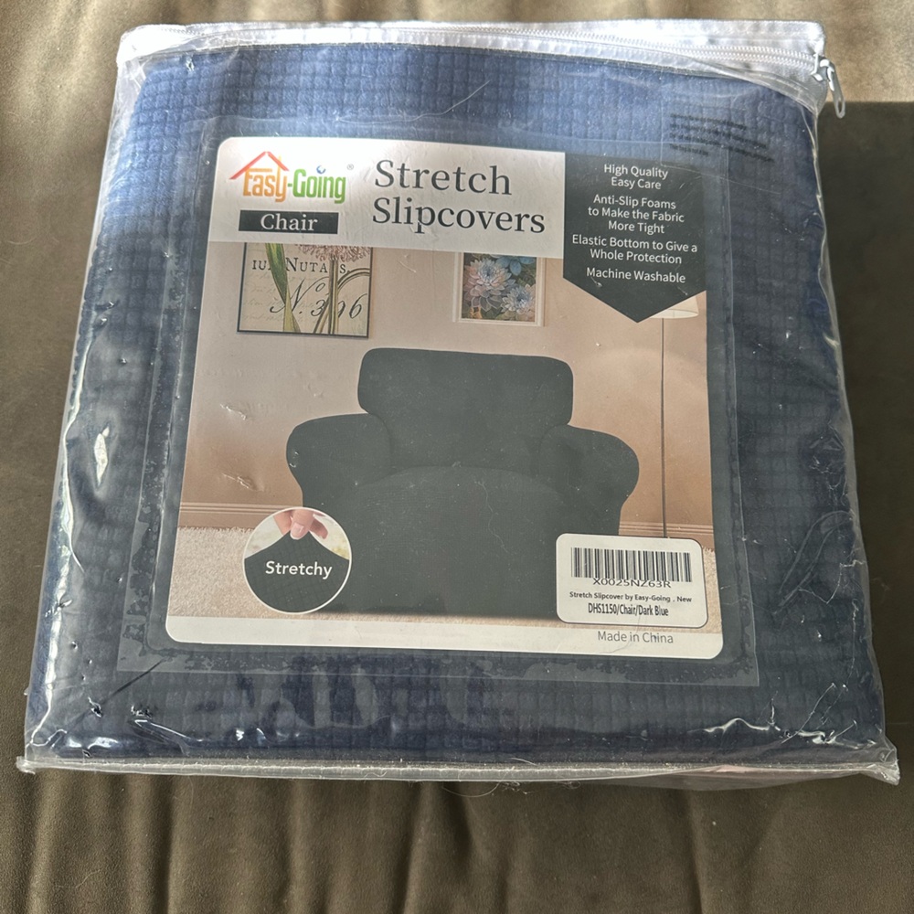 Standard chair slip cover: navy blue